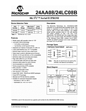 DataSheet 24LC08B pdf